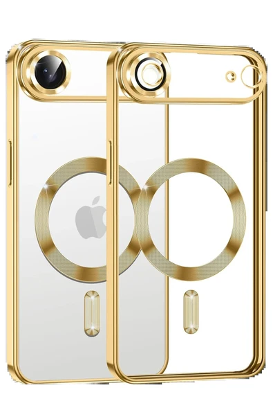 Apple iPhone 17 Air Kross Magneticsafe Kapak - Gold-(5796) ürün görseli 1