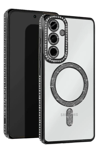 Samsung Galaxy A36 Joke Simli Magneticsafe Kılıf - Siyah-(5796) ürün görseli 1
