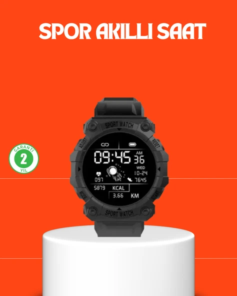 Sporcu Akıllı Saat – Kalp Atışı, Adım, Kalori ve Tansiyon Takipli MİR07394970 ürün görseli 1