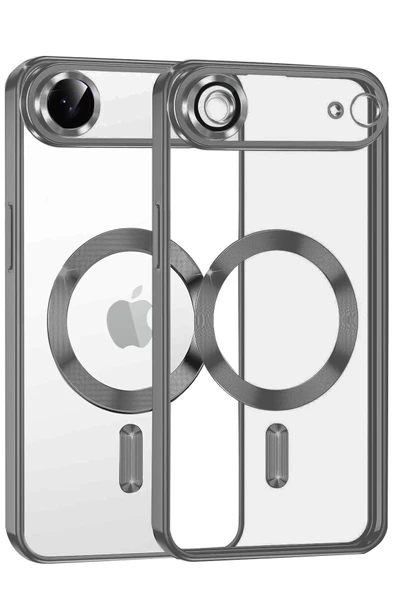 Apple iPhone 17 Air Kross Magneticsafe Kapak - Titan Gri-(5796) ürün görseli 1