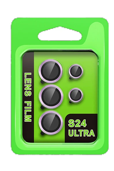 Samsung Galaxy S24 Ultra Raze Metal Kamera Lens - Mor-(5796) ürün görseli 1