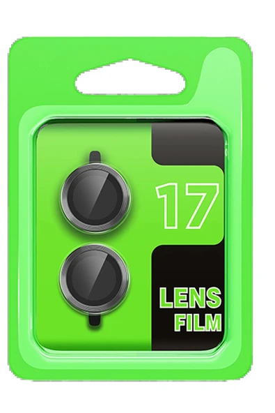Apple iPhone 17 Raze Metal Kamera Lens - Gri-(5796) ürün görseli 1