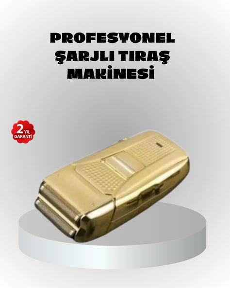 Profesyonel Erkek Tıraş Makinesi Islak Kuru Kullanım ve Şarjlı Sistem MİR97342237 ürün görseli 1