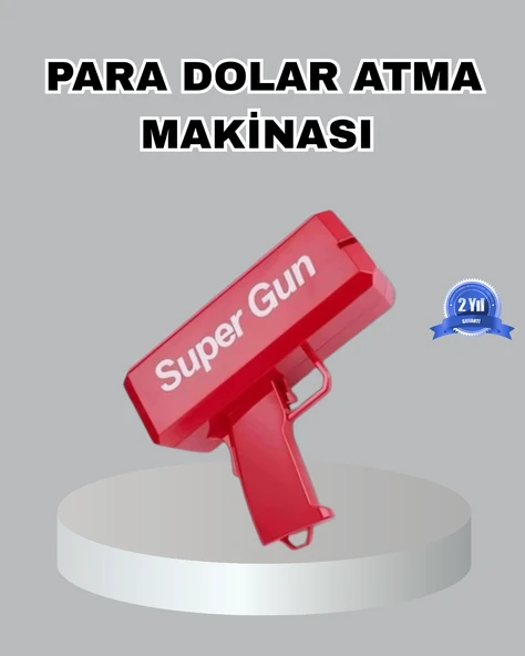 Para Saçma Makinesi Kırmızı Model 100’lü Sahte Para Hediyeli MİR29104425 ürün görseli 1