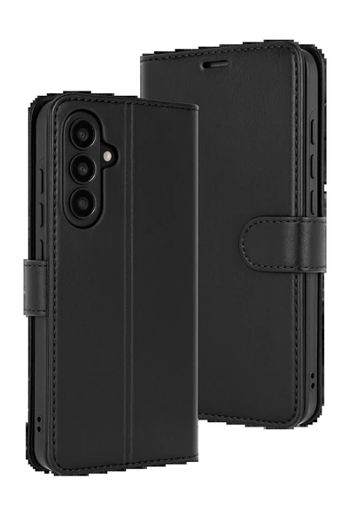 Samsung Galaxy S25 FE Trend S Plus Kapaklı Kılıf - Siyah-(5796) ürün görseli 1
