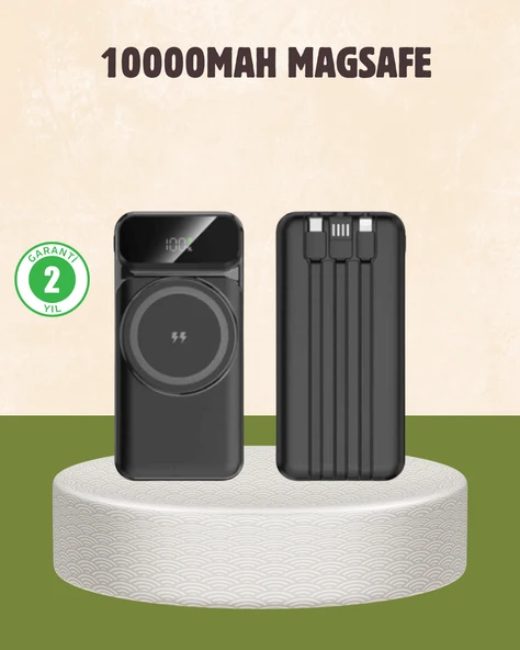 10000 mAh Kablosuz Powerbank – 15W Hızlı Şarj,  Type-C Çoklu Çıkışlı MİR00577324 ürün görseli 1