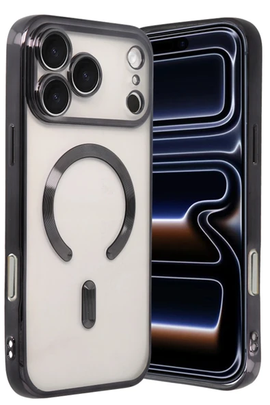 Apple iPhone 17 Pro Kross Magneticsafe Kapak - Siyah-(5796) ürün görseli 1