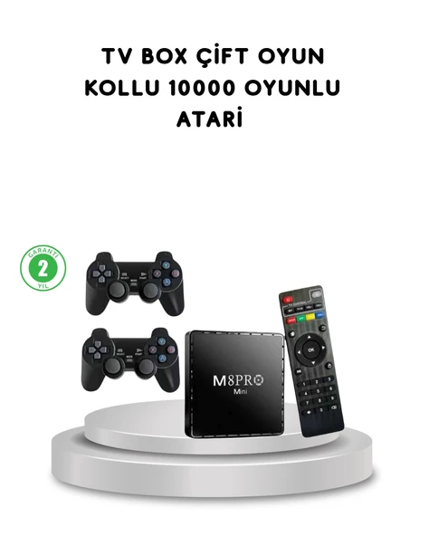 M8Pro Mini 2 Android 12 64 GB TV Box – 10K Ultra HD Görüntü & Oyun Keyfi MİR62035776 ürün görseli 1