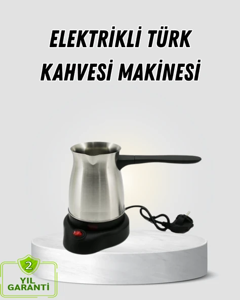 800W Paslanmaz Elektrikli Cezve Gizli Rezistans ve Ergonomik Kulp MİR42817879 ürün görseli 1
