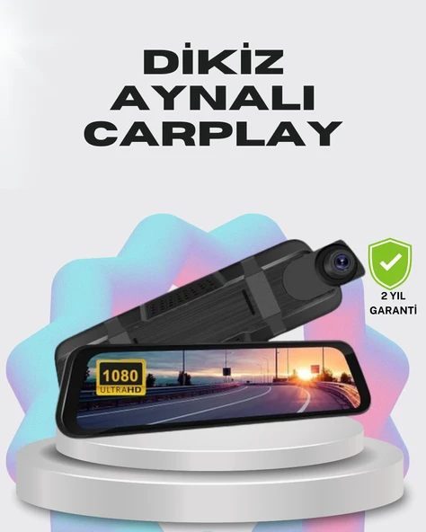 1080P Çift Kameralı Dokunmatik Dikiz Aynası G Sensörlü MİR97441818 ürün görseli 1