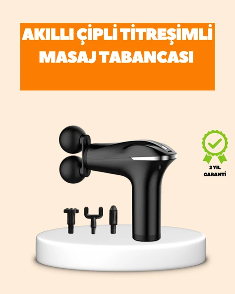 Titreşimli Masaj Aleti Şarjlı Masaj Tabancası Spor Sonrası Kas Gevşetici MİR28458154 ürün görseli 1