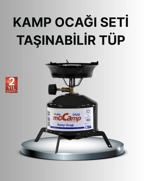 Kompakt Kamp Ocağı Seti Gaz Tüplü Ayarlanabilir Alevli 400g Hafif Tasarım MİR38735060 ürün görseli 1
