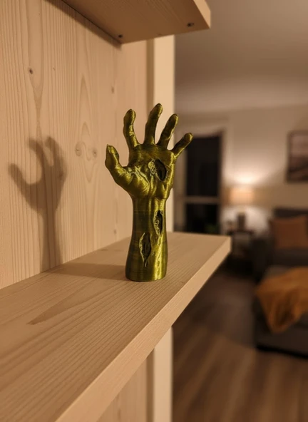 Dekoratif El Heykeli 22×7 cm Fantastik Koleksiyonluk Masaüstü Figür MİR29105762 ürün görseli 1