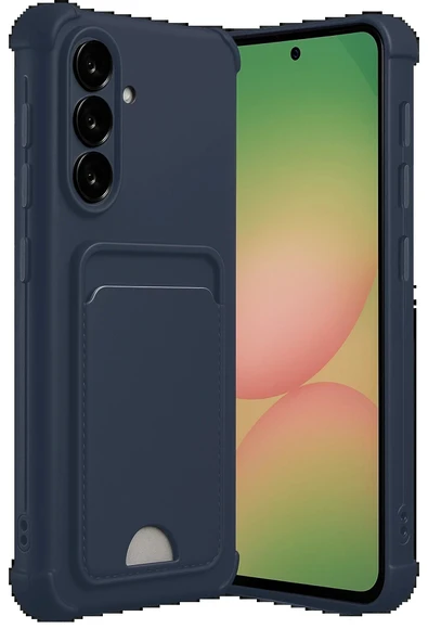 Samsung Galaxy A17 5G Kelvin Kartvizitli Silikon - Lacivert-(5796) ürün görseli 1