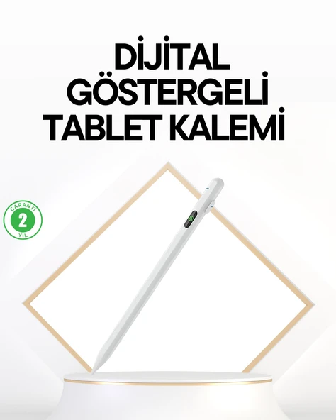 iPad Uyumlu 1.5mm POM Uçlu Dokunmatik Kalem Uzun Kullanım Süreli Stylus MİR69388904 ürün görseli 1