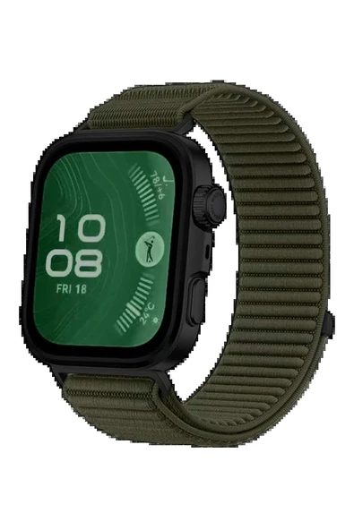Huawei Fit 4 Braid Kordon - Koyu Yeşil-(5796) ürün görseli 1