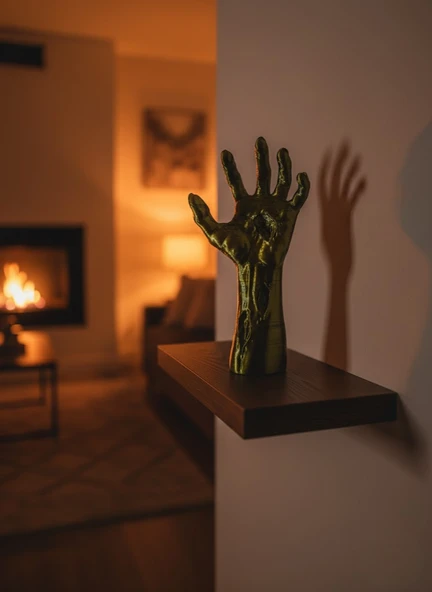 Modern Tasarım El Figürü 3D Dekoratif Biblo Koleksiyonluk MİR50053609 ürün görseli 1