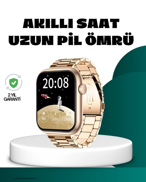 Bluetooth Arama Özellikli Akıllı Saat Uzun Pil Ömürlü MİR77153000 ürün görseli 1