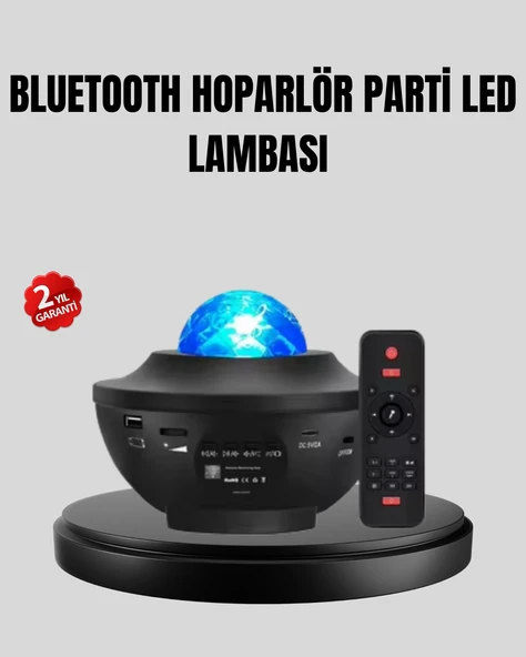 Yıldızlı Projektör Galaxy Efektli Ayarlanabilir Renkli Atmosfer Lambası MİR99744189 ürün görseli 1