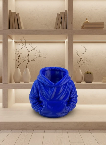 Lacivert Hoodie Kalemlik 10x10 cm Masa Üstü Düzenleyici MİR64729165 ürün görseli 1
