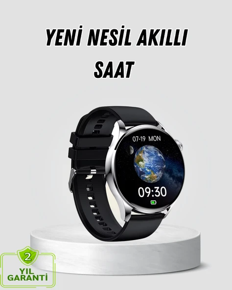 Akıllı Saat GPS Nabız Uyku Takibi Sesli Arama Titreşim Bildirimli MİR20385969 ürün görseli 1