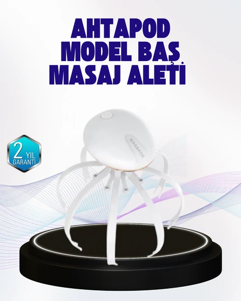 Taşınabilir Elektrikli Kafa Masaj Cihazı Sessiz Motor ve Ergonomik Tasarım MİR97972891 ürün görseli 1