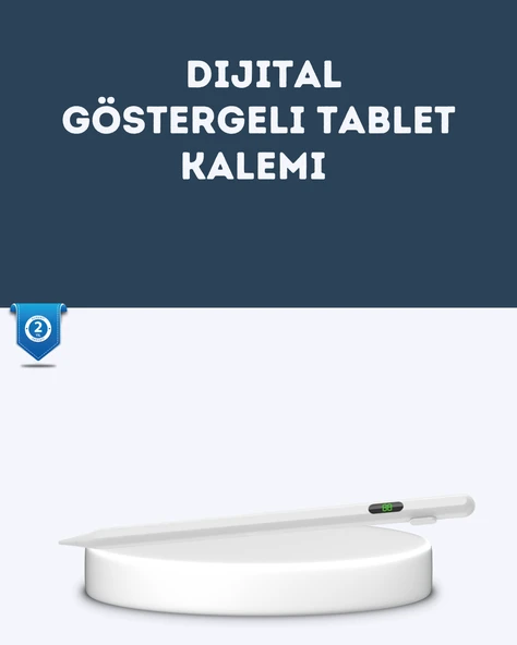 Otomatik Kapanma Özellikli iPad Dokunmatik Kalemi 35 Dakika Hızlı Şarj MİR96943636 ürün görseli 1
