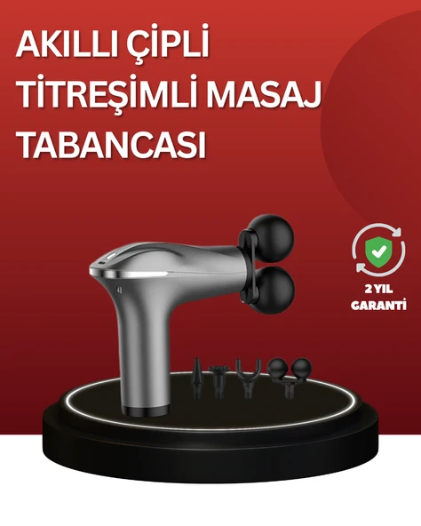Çok Fonksiyonlu 4 Başlıklı Şarjlı Masaj Aleti Kas Ağrısı Rahatlatıcı MİR93749714 ürün görseli 1