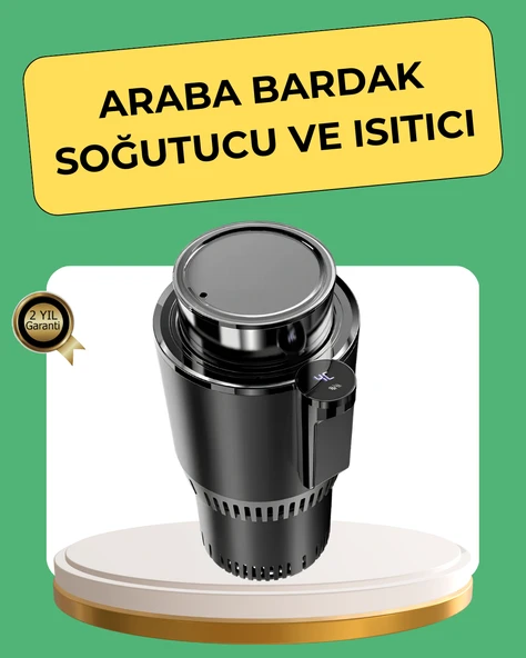 Isıtma Soğutma Özellikli Araç Bardaklığı Çakmak Girişli Akıllı MİR88140005 ürün görseli 1