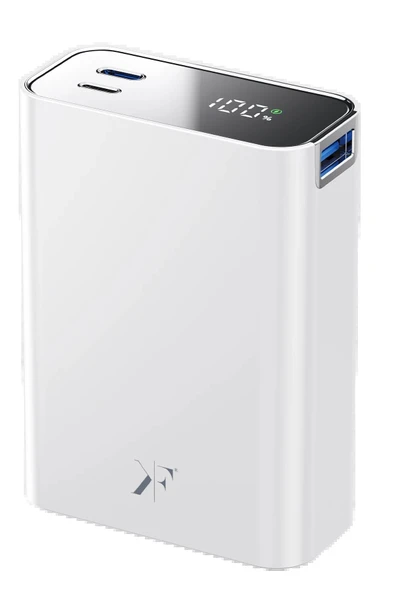 PW501 20.000 mAh Dijital Göstergeli 2 Adet 45W Type-C ve 22.5W USB Çıkışlı Şarj PD Hızlı Şarj Magsafe Powerbank - Beyaz-(5796) MİR59146723 ürün görseli 1