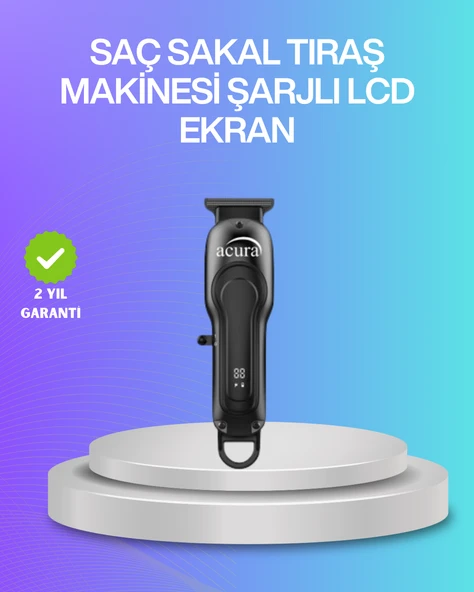 Saç Sakal ve Vücut İçin Çok Amaçlı Kablosuz Tıraş Makinesi MİR73708212 ürün görseli 1