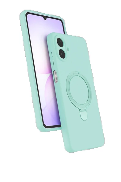 Samsung Galaxy A07 4G Regal Magsafe Standlı Kapak - Su Yeşili-(5796) ürün görseli 1