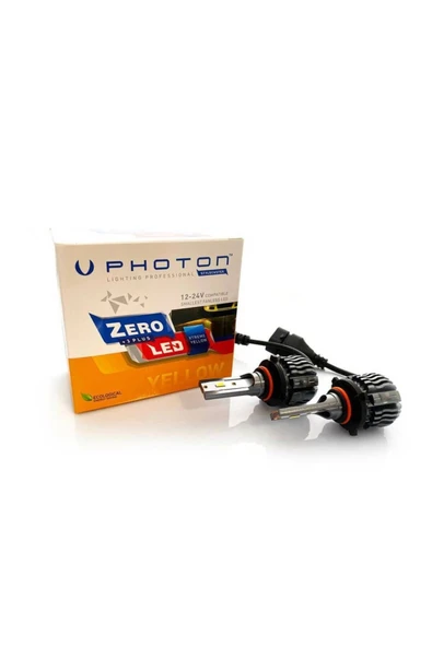 ZR3725 XY ZERO HB3 9005 / HB4 9006 XTREME YELLOW FANSIZ LED 12V-24V ürün görseli 1