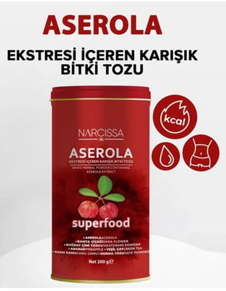 Narcıssa Aserola Form Tozu 200 Gr ürün görseli 1