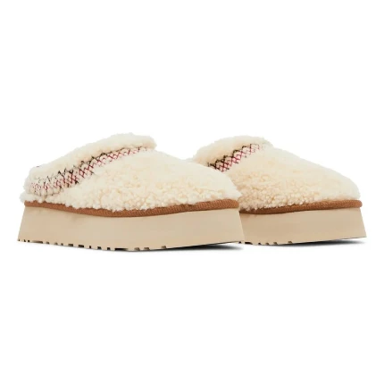 UGG Tazz Slipper Heritage Braid Natural - Resim 5