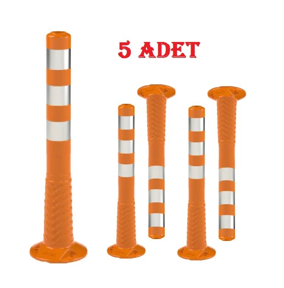 Ekonomik Delinatör 75 cm Esnek Otopark Dubası- 5 Adet ürün görseli 1