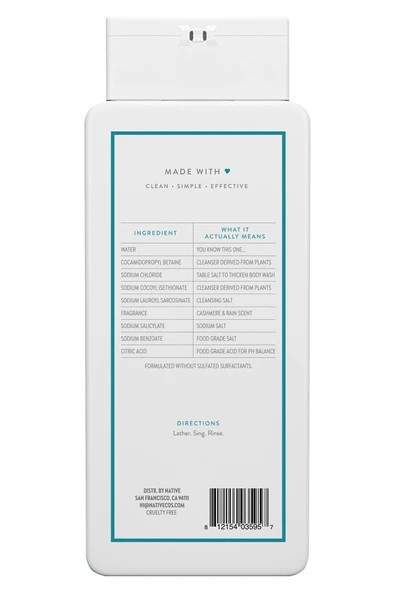 Native Cashmere & Rain Duş Jeli 532ML - Resim 2