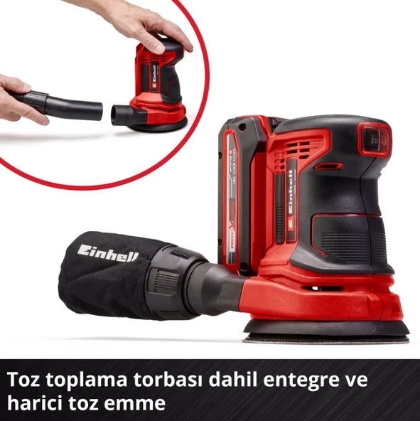 Einhell Te-Rs 18 Lİ-Solo Eksantrik Zımpara 4462010 - Resim 6