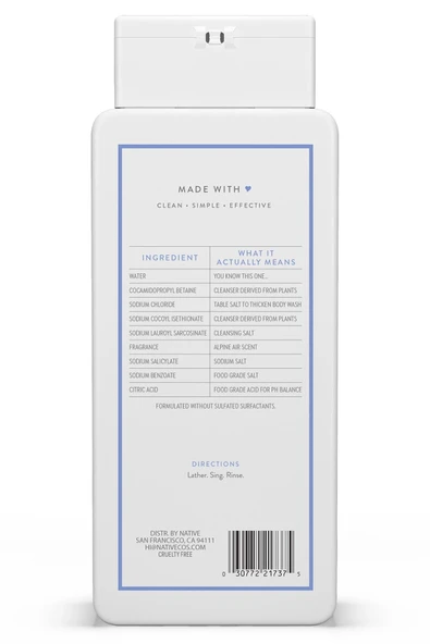 Native Alpine Air Duş Jeli 532ML - Resim 2