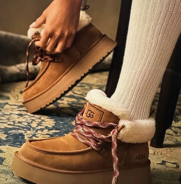 PTTAVM: UGG Funkarra Cabin Cuff Boot Chestnut