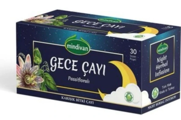 Mindivan Gece Çayı 30 Süzen Poşet ürün görseli 1