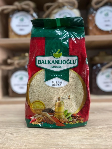 Balkanlıoğlu  Susam Beyaz ( Çiğ ) 1 Kg ürün görseli 1