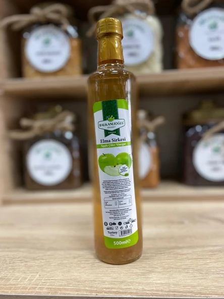 Balkanlıoğlu Elma Sirkesi 500 Ml ürün görseli 1