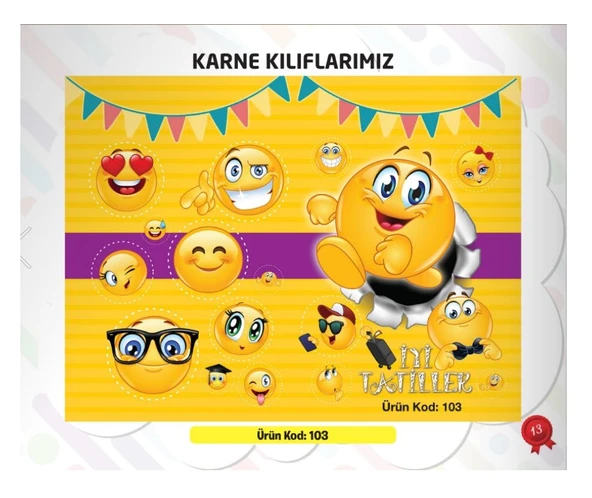Karne Kabı Kılıfı Ürün Kodu:103 (20 Adet) ürün görseli 1