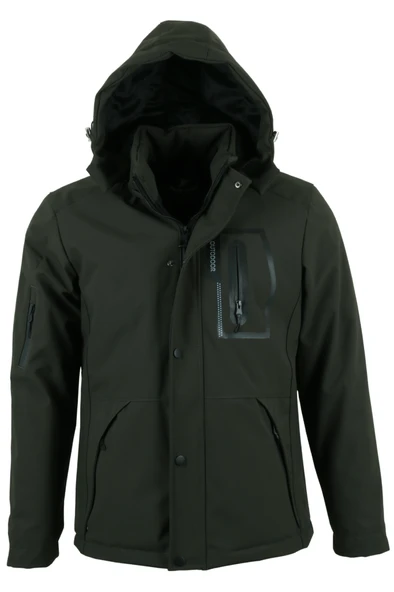 Erkek Su Ve Rüzgar Geçirmez Softshell Mont RAR01363 ürün görseli 1