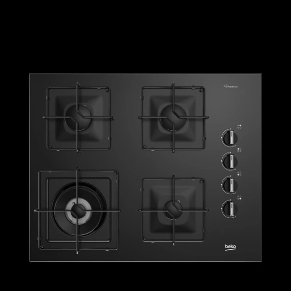 BEKO BOCD K 6510 EWS Gazlı Cam Tablalı Ocak ürün görseli 1