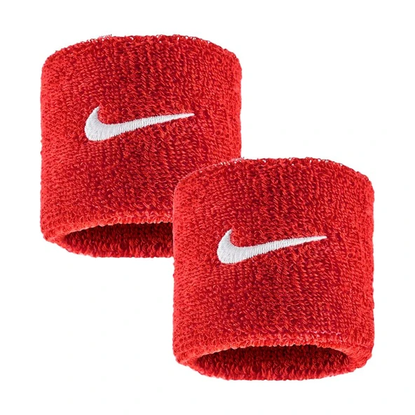 Nike Swoosh Classic Wristbands 2 Pack Os Unisex Kırmızı Bileklik N.101.2405.464.OS ürün görseli 1