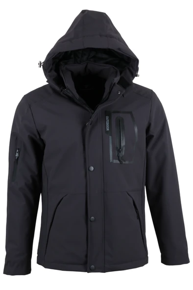 Erkek Su Ve Rüzgar Geçirmez Softshell Mont RAR01364 ürün görseli 1