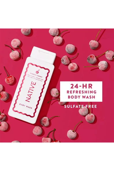 Native Frosted Cherry Duş Jeli 532ML - Resim 3