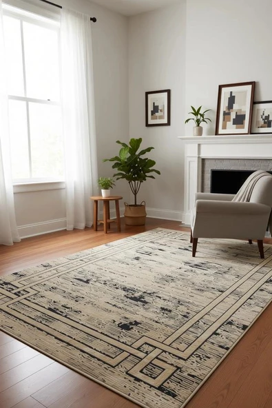 Merinos Halı 200x290 Bamboo Lavi Koleksiyonu 34666-975 ürün görseli 1